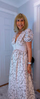 Wilma Bohemian Embroidered Maxi Dress – Ecru