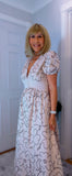 Wilma Bohemian Embroidered Maxi Dress – Ecru