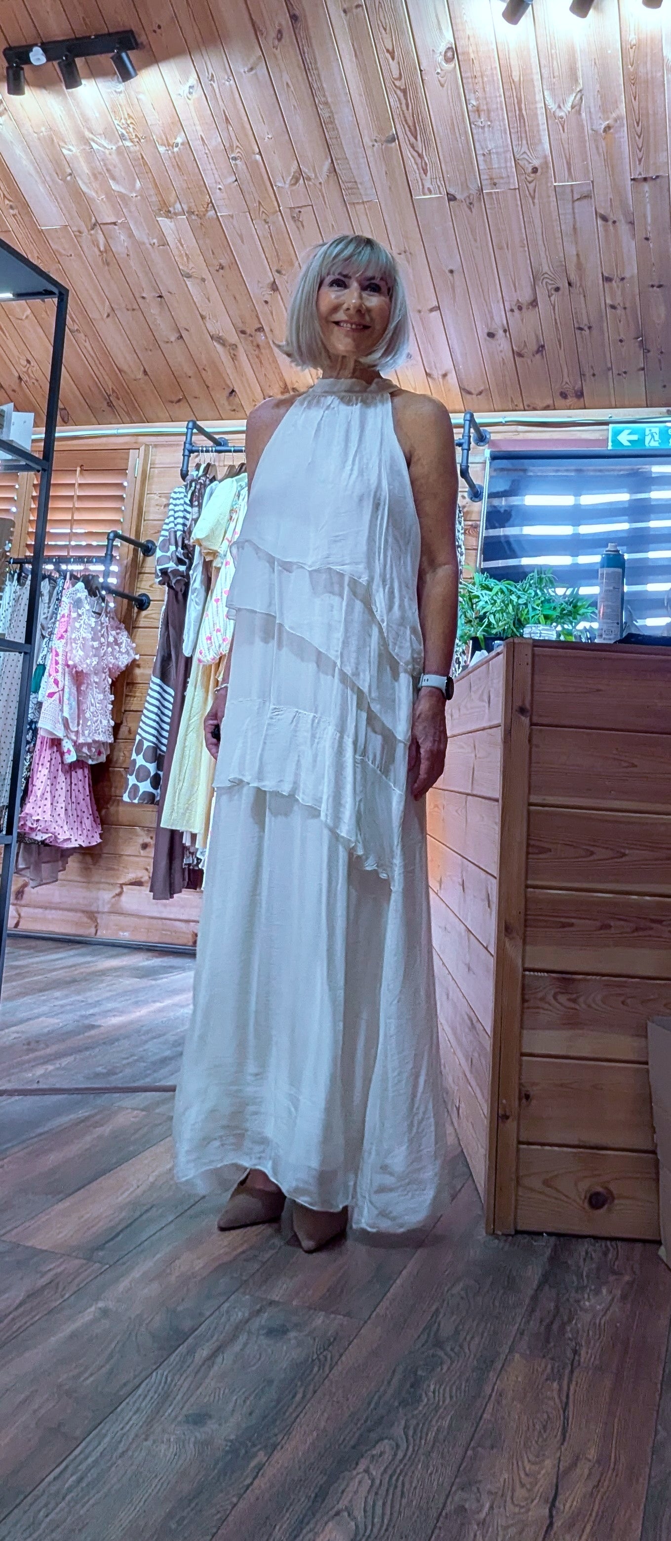 Daphne Silk Blend Occasion Dress