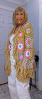 Ora Crochet Cardigan Beige