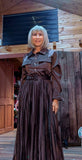 Meryl Chocolate Pleated Shirt Dress – Sparkle Buttons With Belt