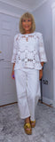 Tara Crocheted Floral Top – 100% Cotton Boho  Layer