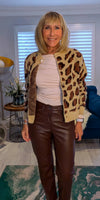 Bibi – Soft Chunky Leopard Print Cardigan