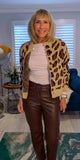 Bibi – Soft Chunky Leopard Print Cardigan