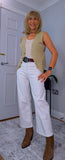 Sydney – V-Neck Sparkly Waistcoat in Gold or Silver