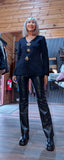 Gayle Jewel Button Cardigan –  Black