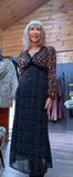 Ivanna Statement Midi Dress – Leopard Print & Polka Dot