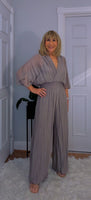 Josie Silk Jumpsuit – Elegant Wide-Leg One Piece, Soft Feel