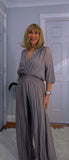 Josie Silk Jumpsuit – Elegant Wide-Leg One Piece, Soft Feel