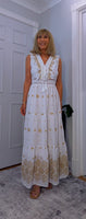 Darcy White Broderie Anglaise Cotton Dress