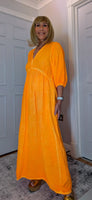Roma Boho Cotton Dress – Vivid Summer Colours & Puff Sleeves