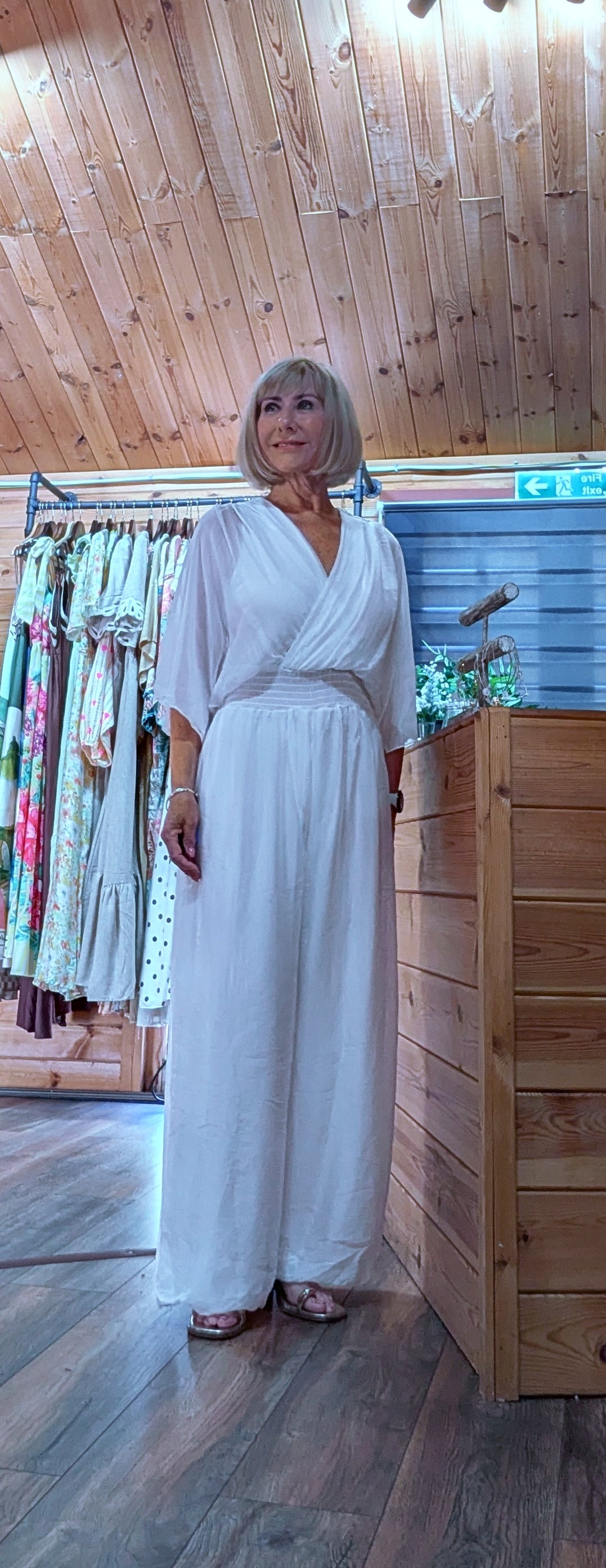 Occasion silk jumpsuit UK