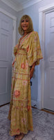 Everi Bohemian Maxi Dress In Dreamy Caramel