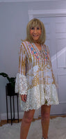 Anisa Bohemian Mini Dress