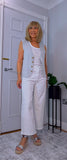 Sydney – V-Neck Sparkly Waistcoat in Gold or Silver