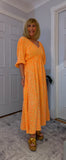 Roma Boho Cotton Dress – Vivid Summer Colours & Puff Sleeves