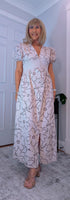 Wilma Bohemian Embroidered Maxi Dress – Ecru