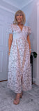 Wilma Bohemian Embroidered Maxi Dress – Ecru