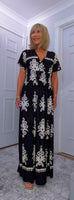 Elissa Dress-Soft Jersey - Bold Print Dress With Shirred Waist (Sizes 8-18)
