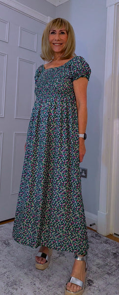 Anita Shirred Dress