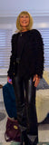 Arna Fringe Cardigan – Black or Olive Green Funky Knit
