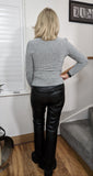Perri Pleather Trousers