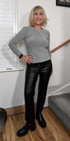 Perri Pleather Trousers