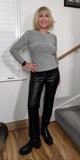 Perri Pleather Trousers