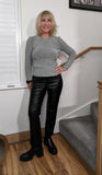 Perri Pleather Trousers